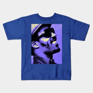 Stevie Wonder Gospel Neon Purple Kids T-Shirt